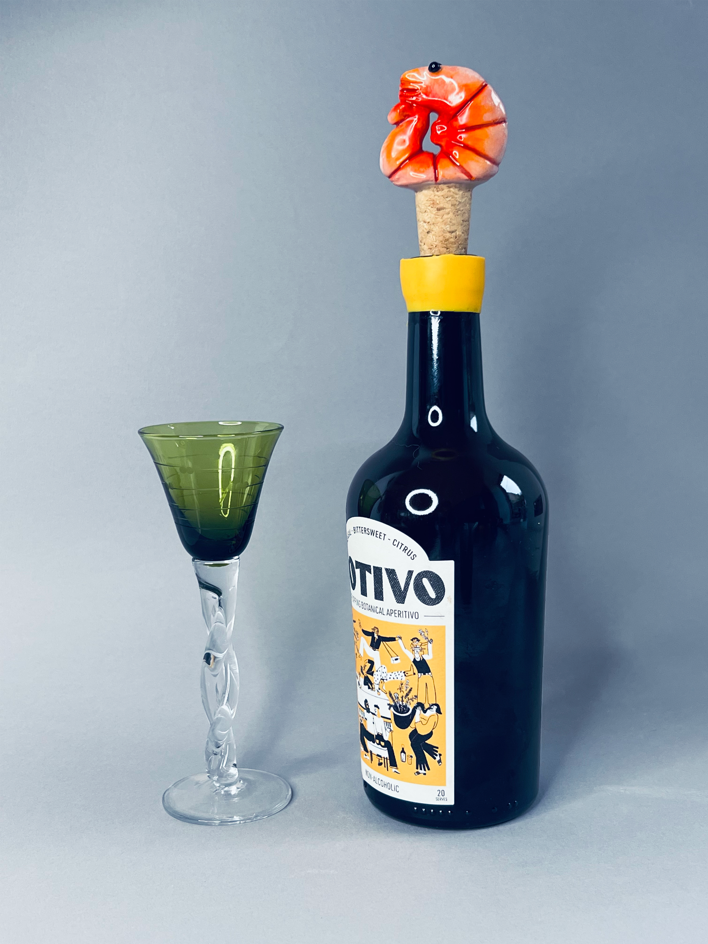 Prawn Bottle Stopper
