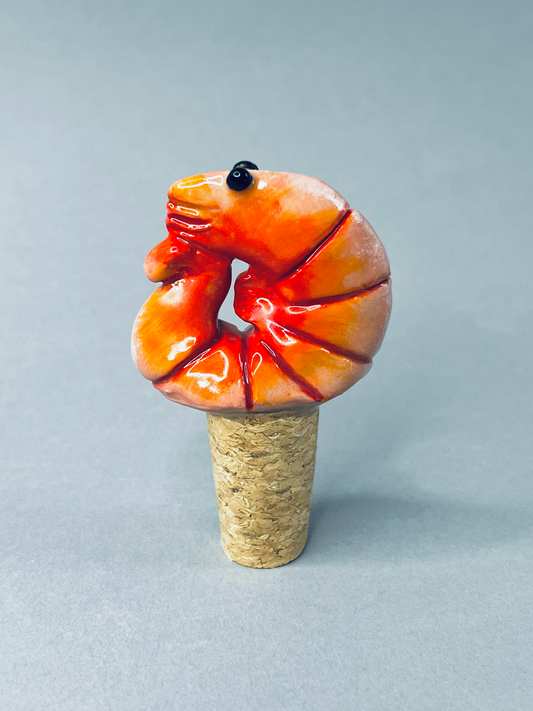 Prawn Bottle Stopper