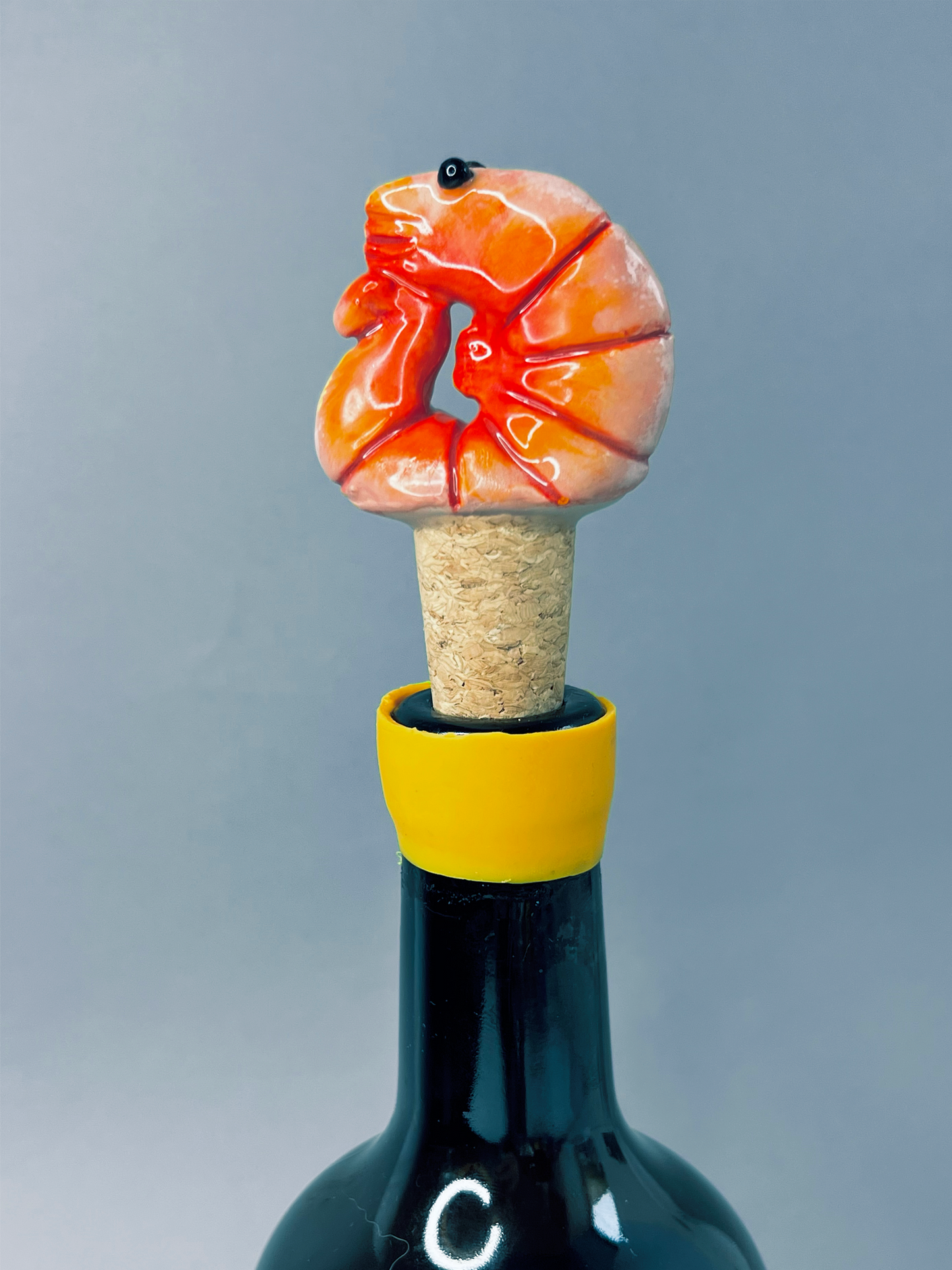 Prawn Bottle Stopper